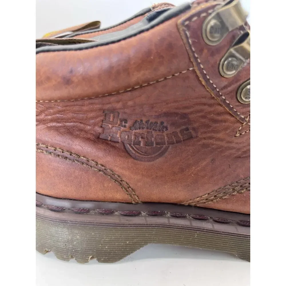 Dr. Martens Brown Leather Lace-Up Ankle Work Boots Men’s 5/ Women's 6.5